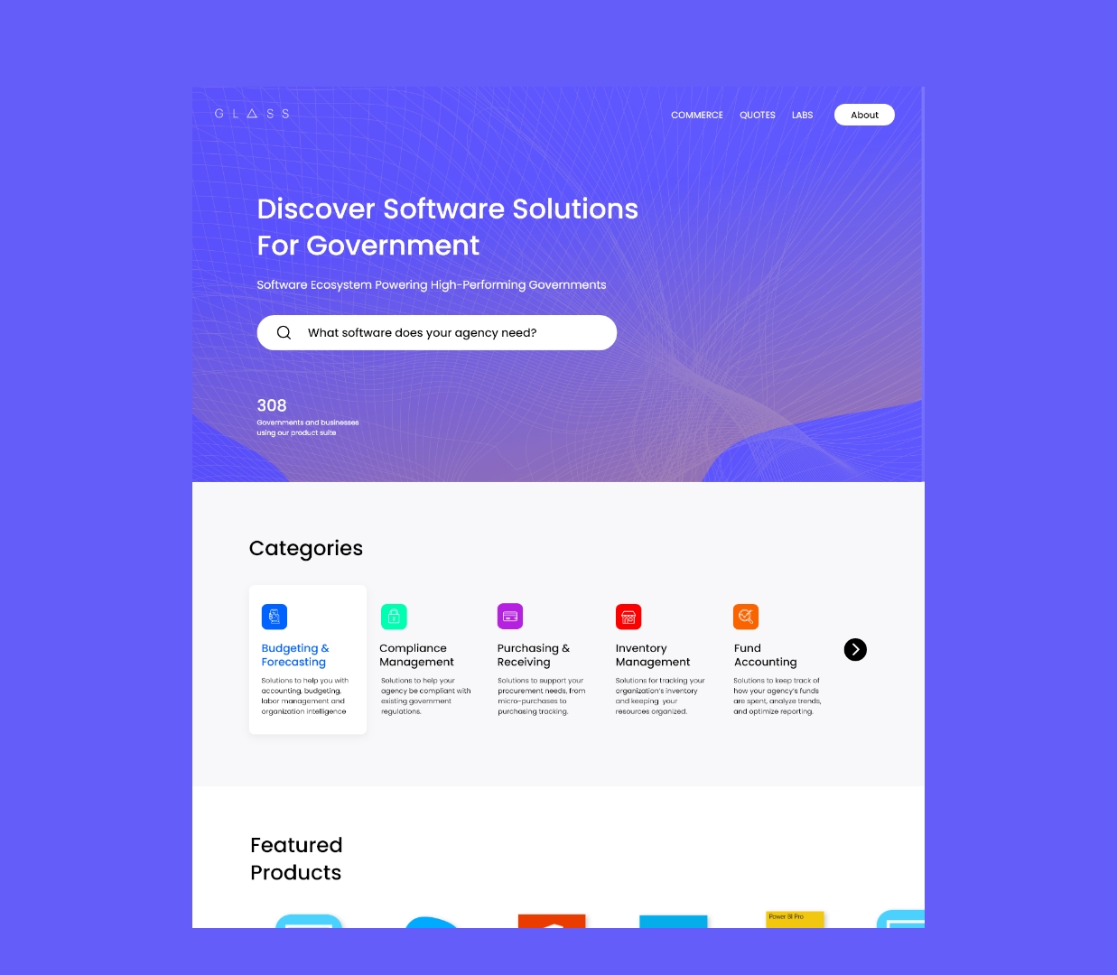 Discover Glass | UI UX Design – Maldo